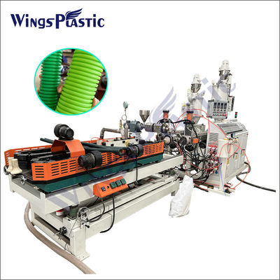 Yüksek Hızlı HDPE Çift Duvarlı Dalgalanmış Boru Üretim hattı Plastik Ekstrüder DWC Boru Yapım Makinesi