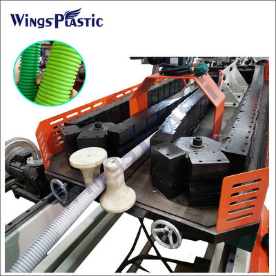 Yüksek Hızlı HDPE Çift Duvarlı Dalgalanmış Boru Üretim hattı Plastik Ekstrüder DWC Boru Yapım Makinesi