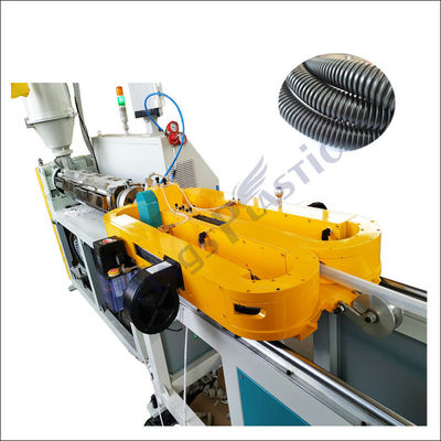 Yüksek Hızlı Plastik Gürültülü Boru Yapım Makinesi/pe Pp Pvc Tek Duvarlı Gürültülü Boru Makinesi