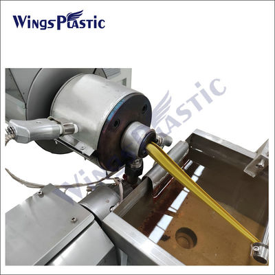 Özel Vakuum Temizleyici PVC Plastik LLDPE EVA Yumuşak Spiral Esnek Dalgalanmış hortum boru boru borusu Extruder Üretim hattı