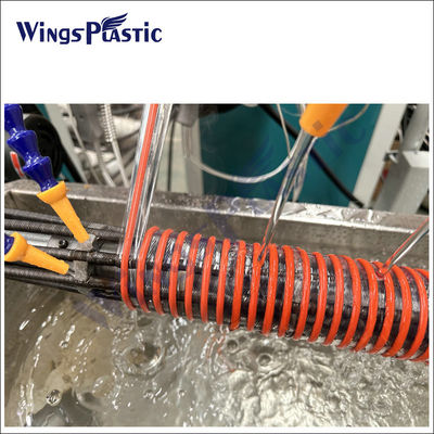 PVC su emici hortum üretim hattı PVC spiral boru ekstrüzyon hattı fabrika fiyatıyla