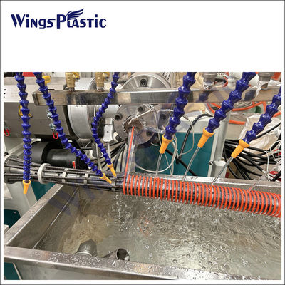 PVC su emici hortum üretim hattı PVC spiral boru ekstrüzyon hattı fabrika fiyatıyla