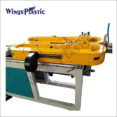 Plastik PE PP PVC Esnek Spiral Tek Duvarlı Kabuklu Boru Ekstrüzyon Makinesi