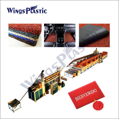 Pvc Bobin Paspas Araba Halı ayakları mat yapma makinesi pvc plastik bobin döngü mat yapma makinesi