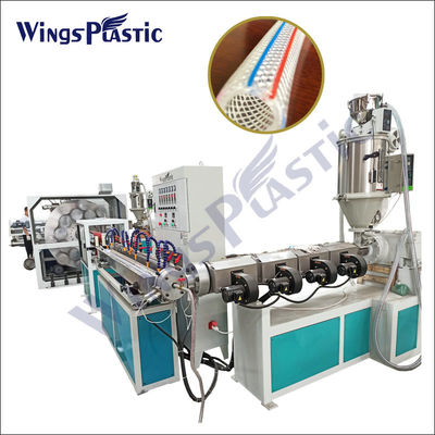 Plastik Pvc Bahçe Yumuşak Boru Yapım Makinesi Üretici/Pvc Bahçe Elyafı Güçlendirilmiş Şeffaf hortum Üretim hattı