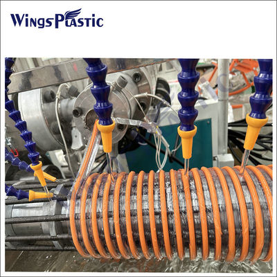 PVC emme hortumu imalat makinesi bitki spiral PVC emme hortumu borusu ekstrüzyon yapma makinesi